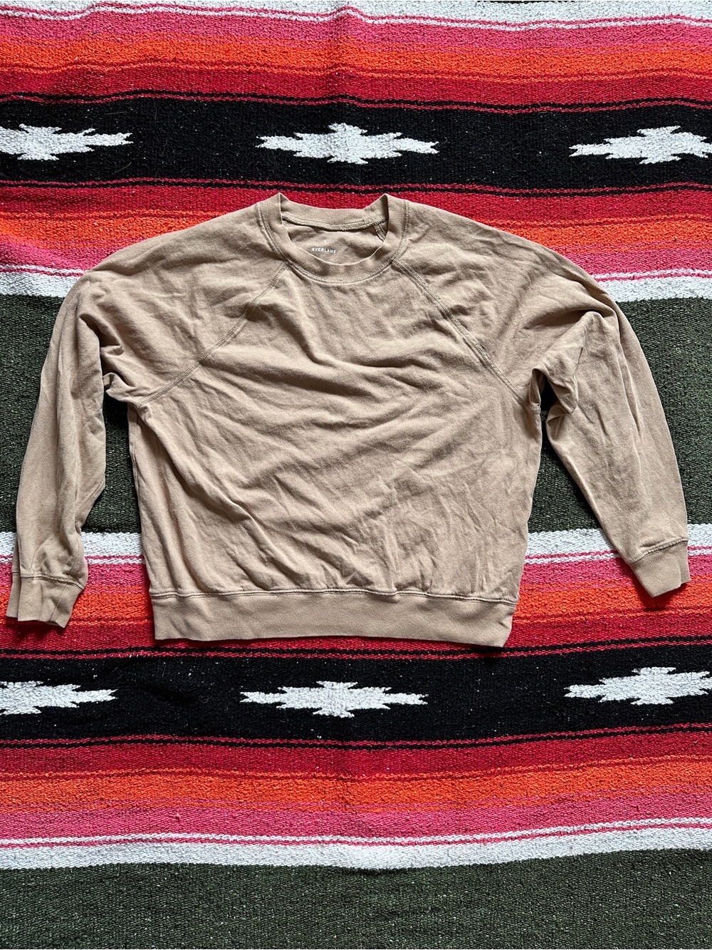Women's Everlane Tan Long Sleeve Shirt